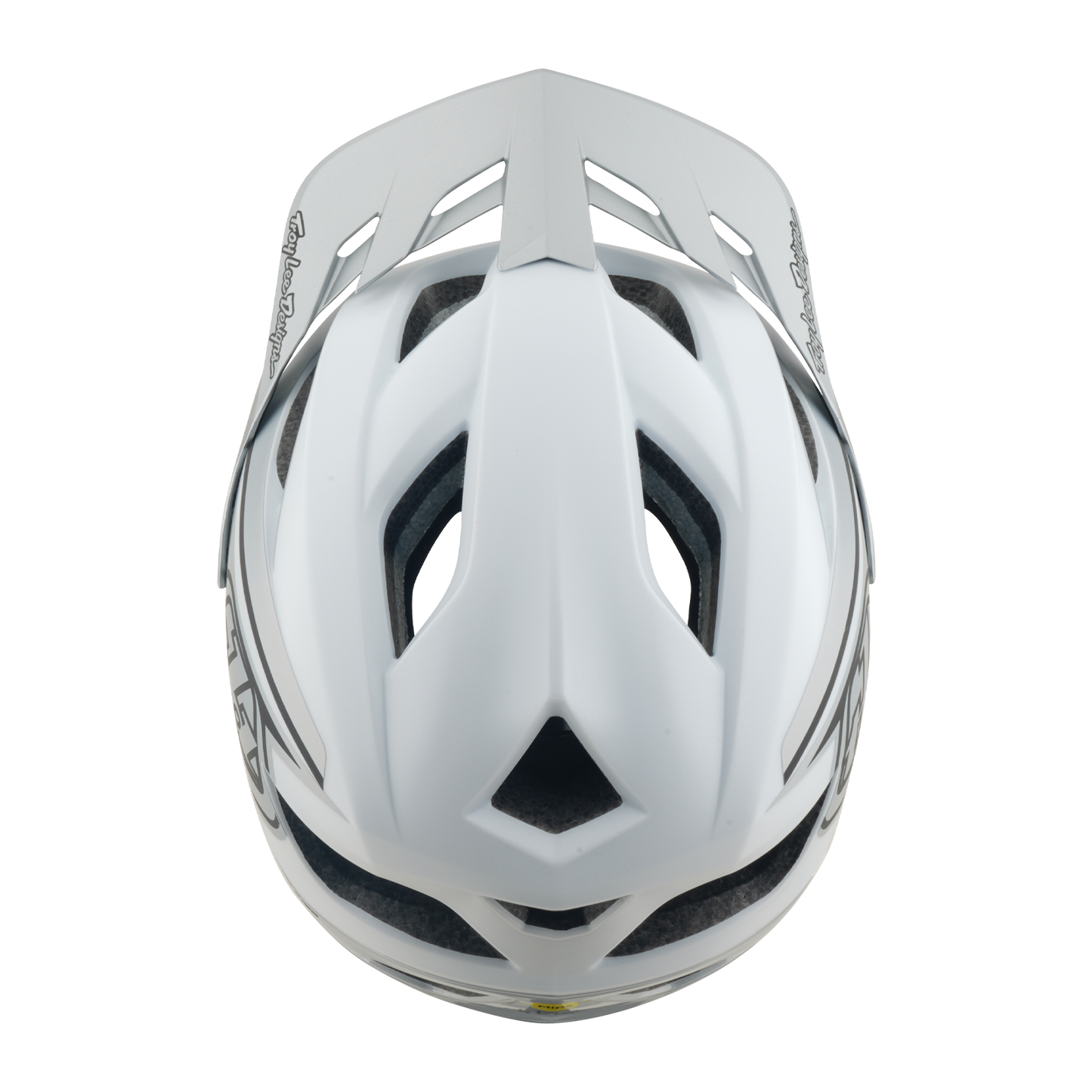 Capacete de BTT TROY LEE DESIGNS FLOWLINE SE MIPS PHANTOM Branco
