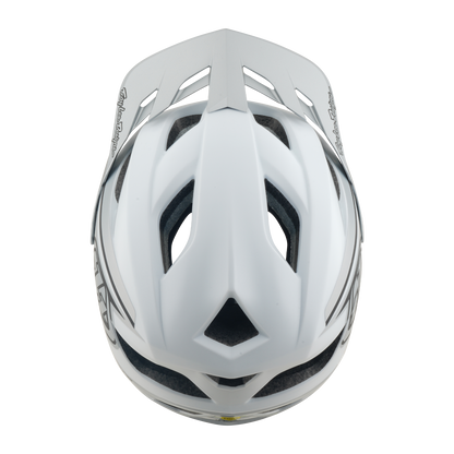 Capacete BTT TROY LEE DESIGNS FLOWLINE SE MIPS PHANTOM Branco