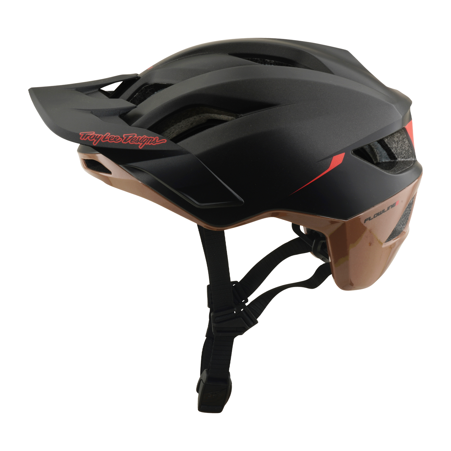 Capacete MTB TROY LEE DESIGNS FLOWLINE SE MIPS STACKS Preto/Castanho