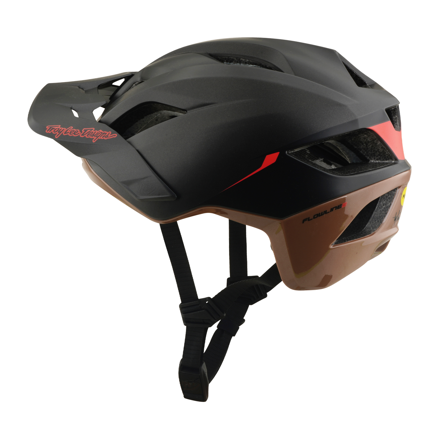 Capacete MTB TROY LEE DESIGNS FLOWLINE SE MIPS STACKS Preto/Castanho