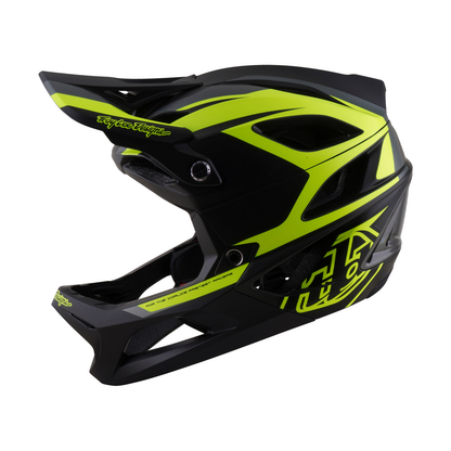 Capacete de BTT TROY LEE DESIGNS STAGE 2 HIGH VIZ cinzento-carvão/amarelo