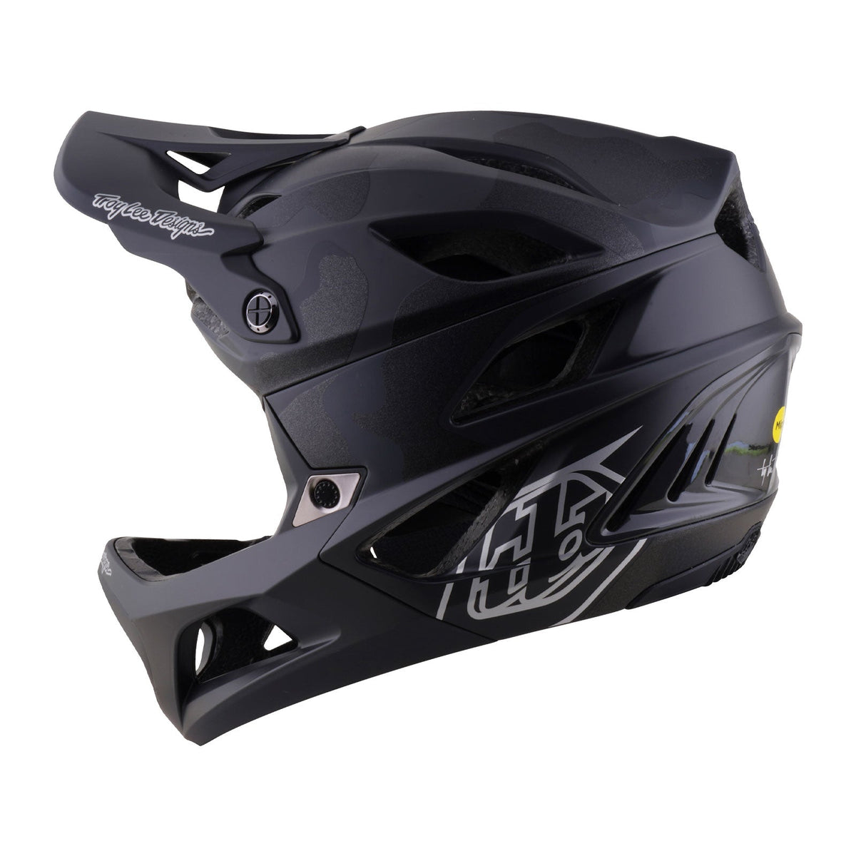 Capacete de BTT TROY LEE DESIGNS STAGE 2 SPLIT preto/camuflado