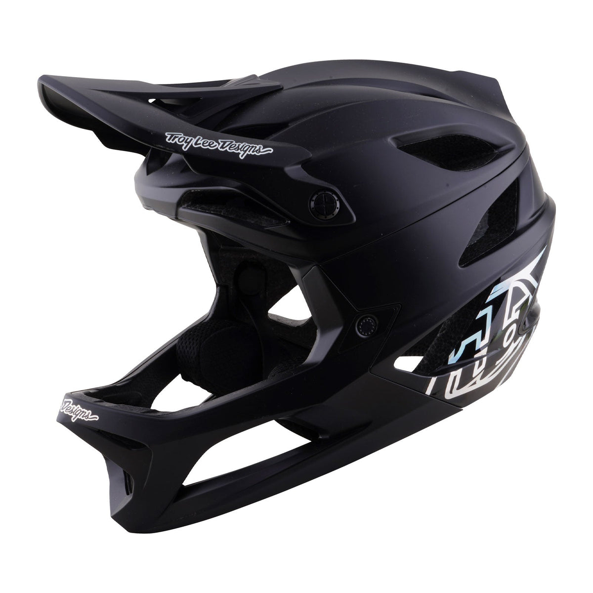 Capacete de BTT TROY LEE DESIGNS STAGE 2 STEALTH preto