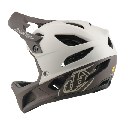 Capacete MTB TROY LEE DESIGNS STAGE MIPS DRONE PUMICE Branco