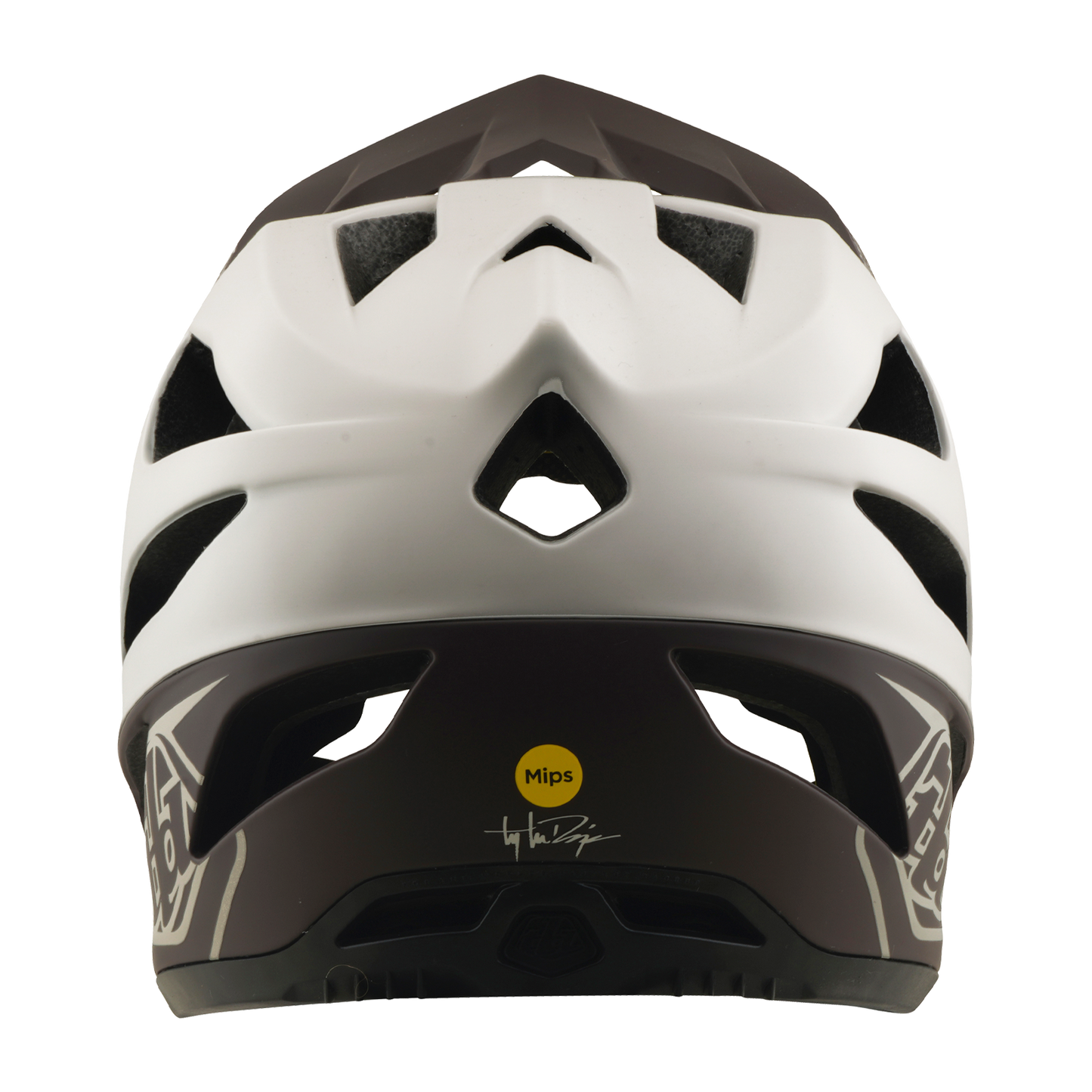 Capacete de BTT TROY LEE DESIGNS STAGE MIPS DRONE PUMICE Branco