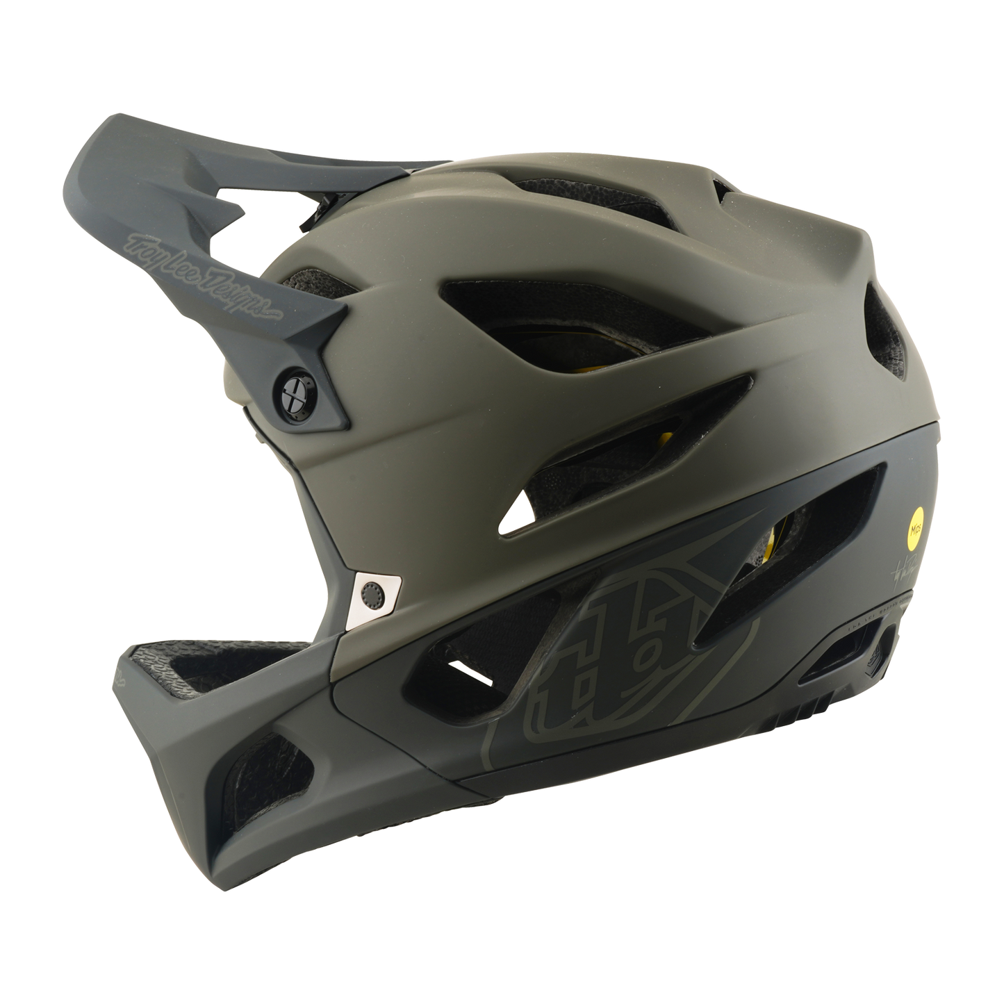 Capacete MTB TROY LEE DESIGNS STAGE MIPS DRONE TARMAC Cinzento