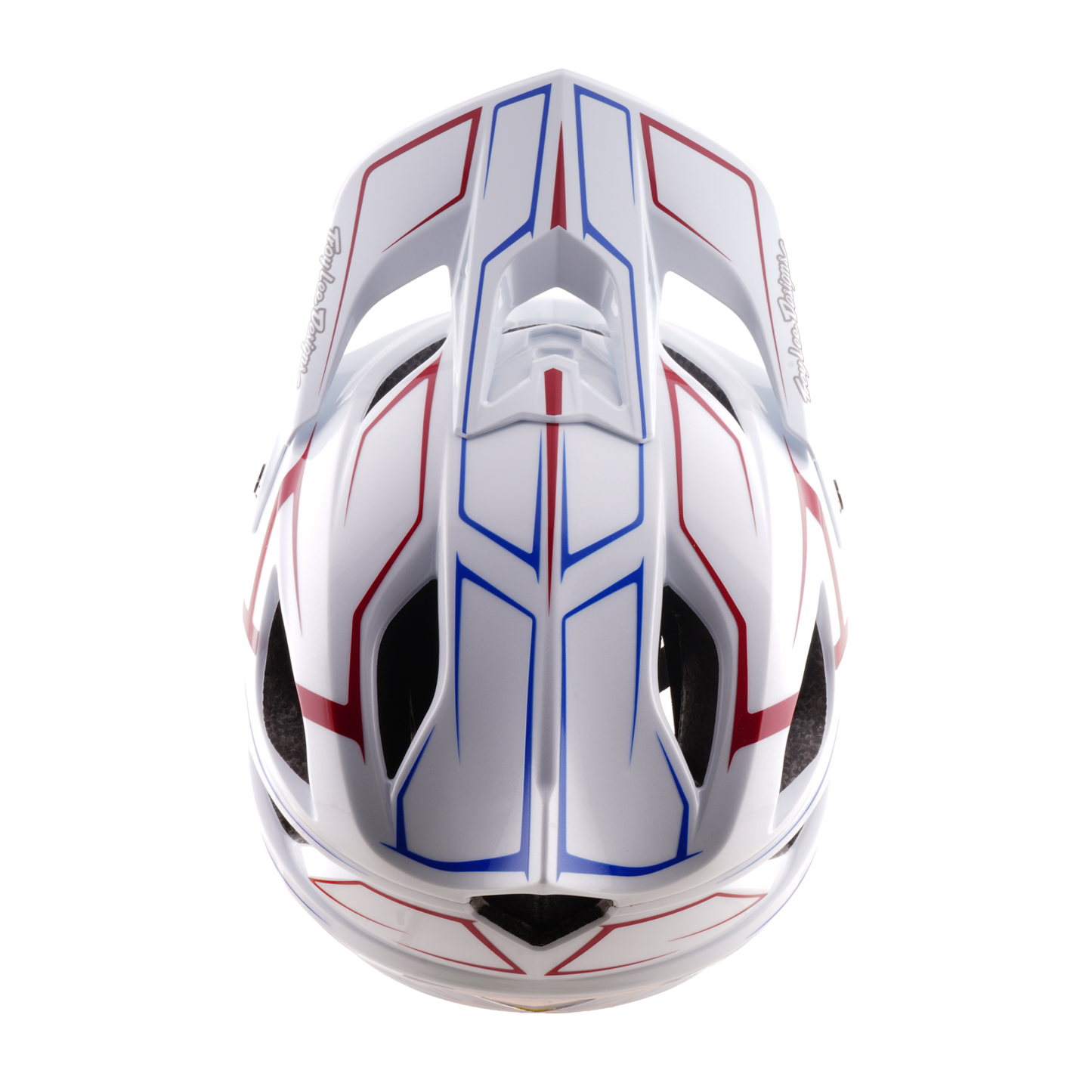 Capacete MTB TROY LEE DESIGNS STAGE STUNT PINSTRIPE Branco