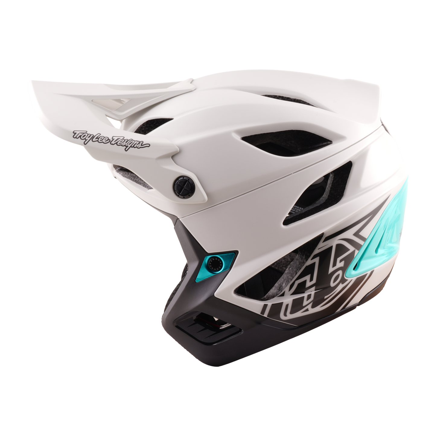 Capacete MTB TROY LEE DESIGNS STAGE STUNT DRONE PUMICE Cinzento/Verde