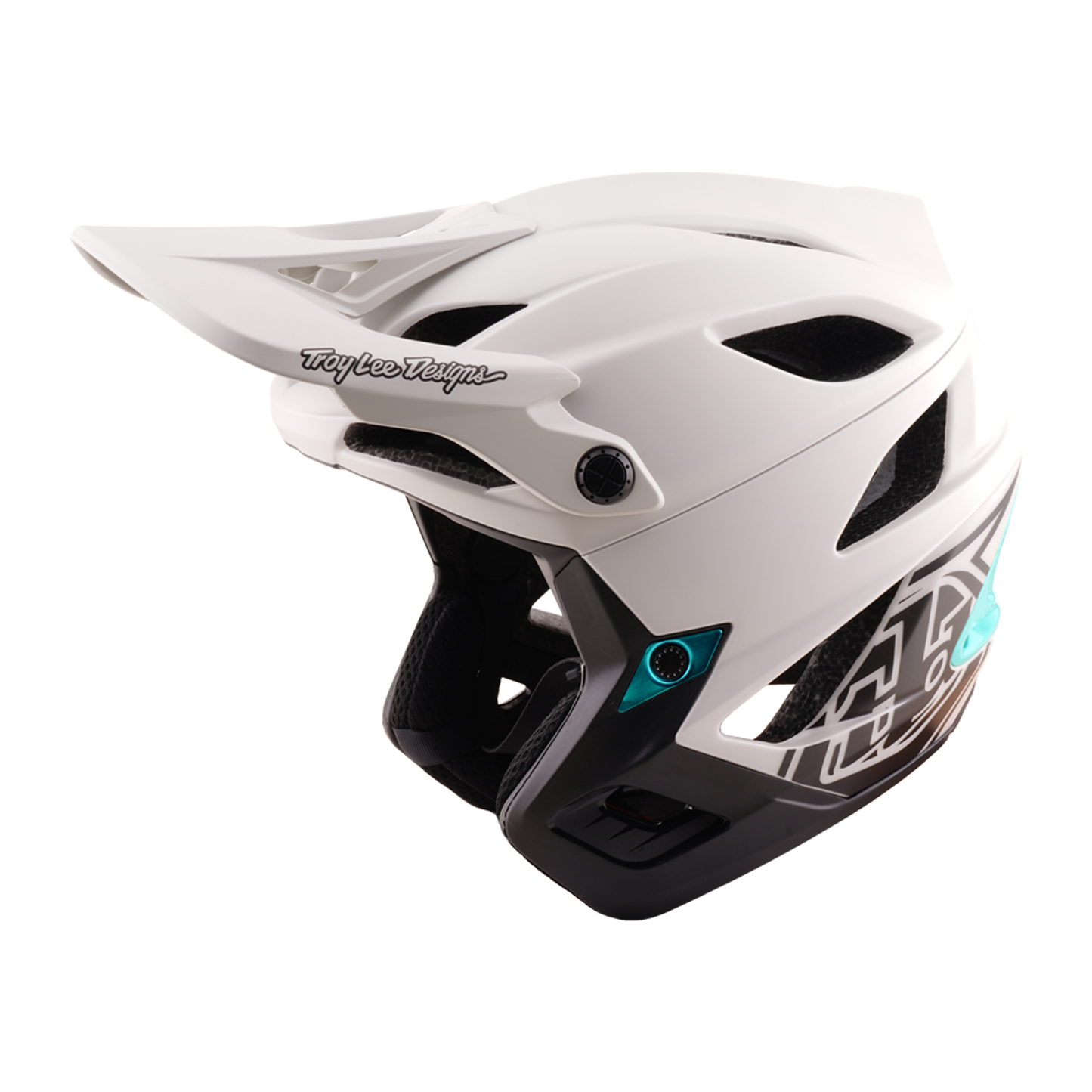 Capacete MTB TROY LEE DESIGNS STAGE STUNT DRONE PUMICE Cinzento/Verde