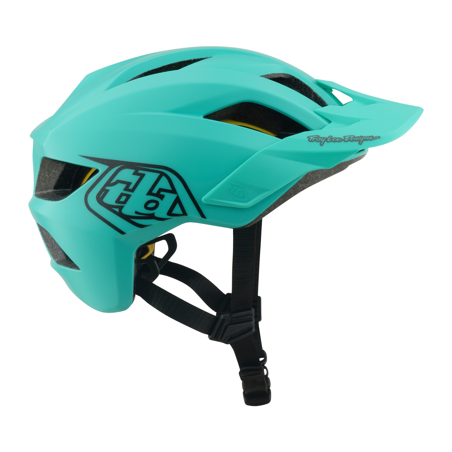 Capacete MTB TROY LEE DESIGNS FLOWLINE POINT MIPS Júnior Carvão Vegetal/Verde