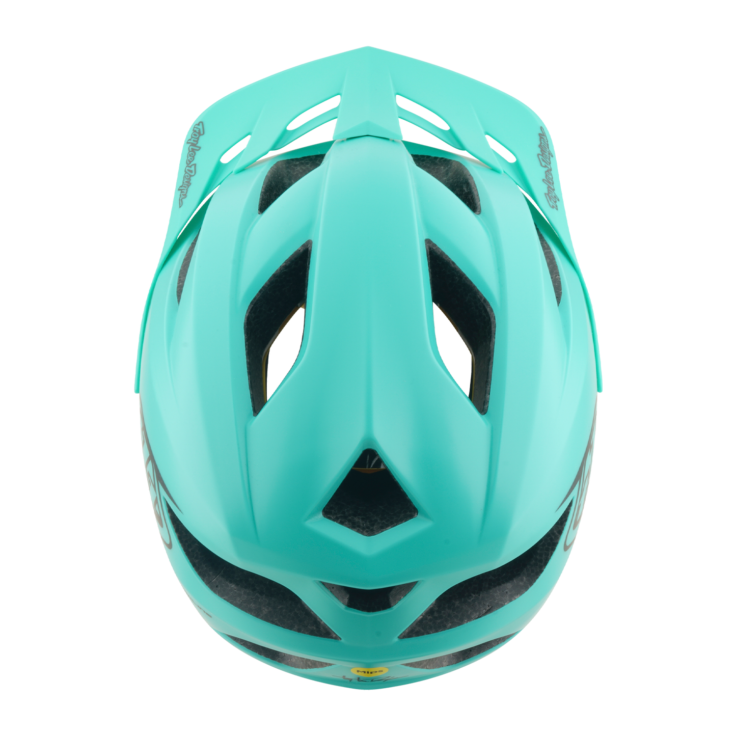 Capacete MTB TROY LEE DESIGNS FLOWLINE POINT MIPS Júnior Carvão Vegetal/Verde