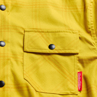 Camisa técnica TROY LEE DESIGNS RUCKUS RIDE YD aos quadrados Acid