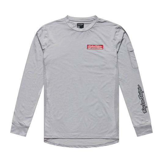 Camisola TROY LEE DESIGNS RUCKUS RIDE CUSTOM PAINT de manga comprida, cor Mid Gray