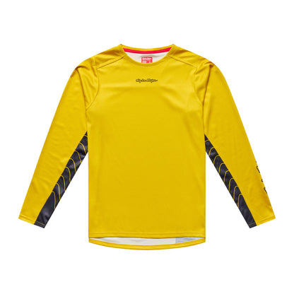 Camisola de manga comprida TROY LEE DESIGNS SKYLINE CHILL SWITCHBACK amarelo ácido