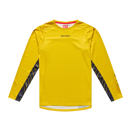 Camisola de manga comprida TROY LEE DESIGNS SKYLINE CHILL SWITCHBACK amarelo ácido