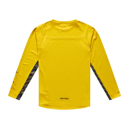 Camisola de manga comprida TROY LEE DESIGNS SKYLINE CHILL SWITCHBACK amarelo ácido