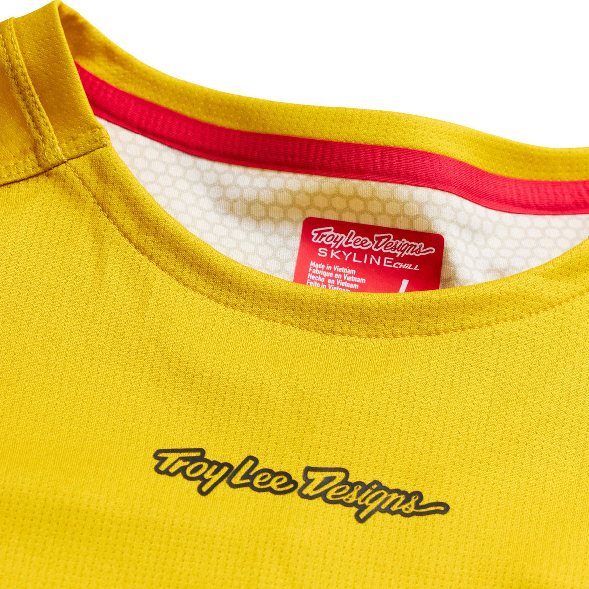 Camisola de manga comprida TROY LEE DESIGNS SKYLINE CHILL SWITCHBACK amarelo ácido