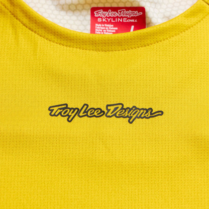 Camisola de manga comprida TROY LEE DESIGNS SKYLINE CHILL SWITCHBACK amarelo ácido