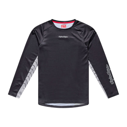Camisola de manga comprida TROY LEE DESIGNS SKYLINE CHILL SWITCHBACK cor de carbono