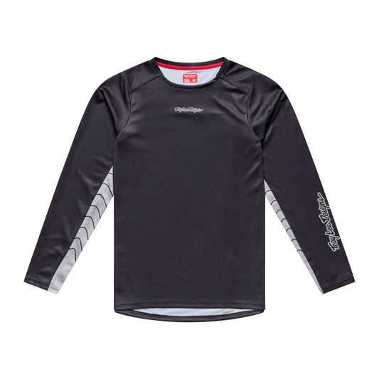 Camisola de manga comprida TROY LEE DESIGNS SKYLINE CHILL SWITCHBACK cor de carbono