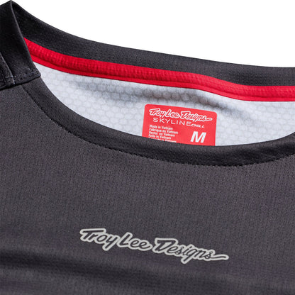 Camisola de manga comprida TROY LEE DESIGNS SKYLINE CHILL SWITCHBACK cor de carbono