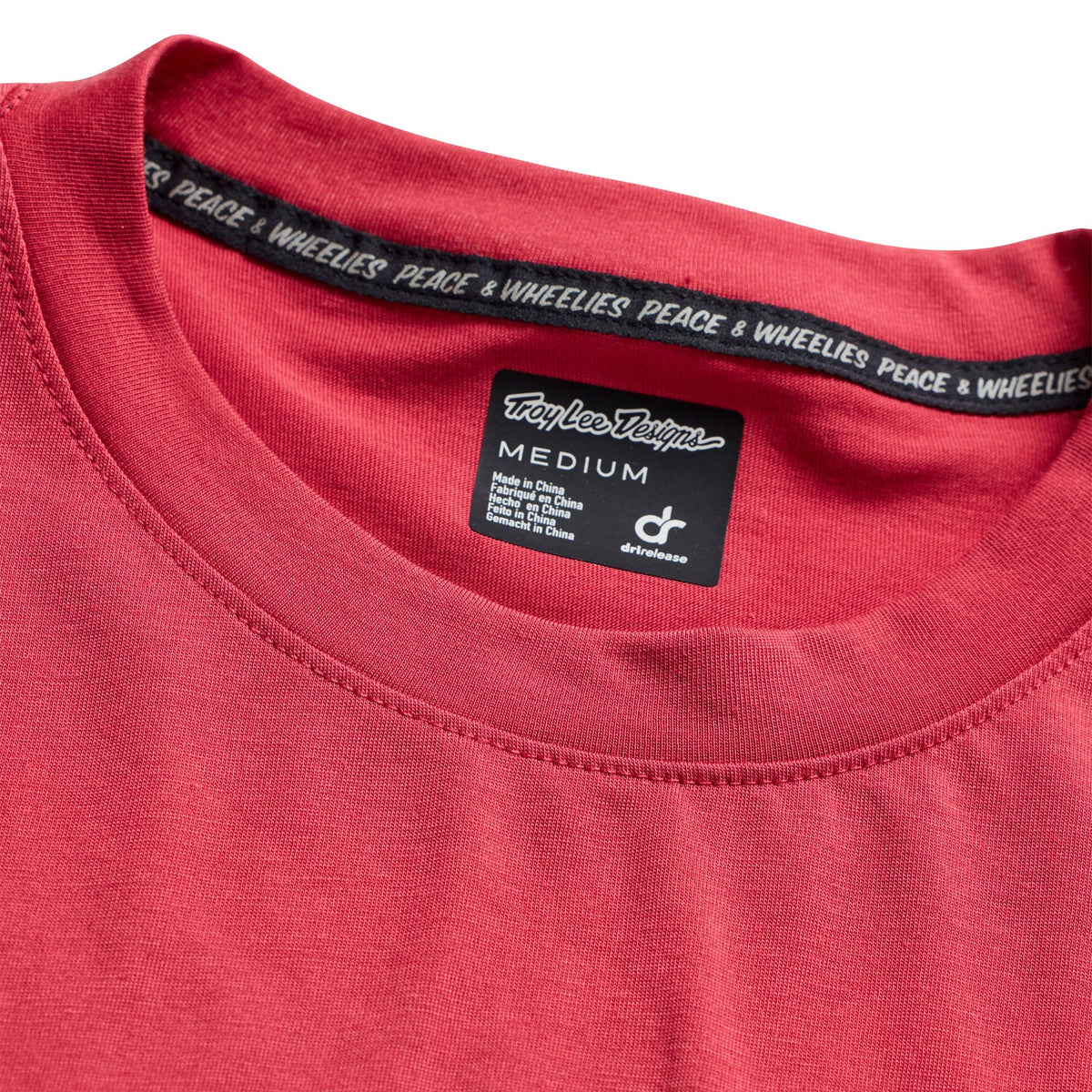 Camisola de manga comprida TROY LEE DESIGNS SKYLINE RIDE FEATHERED, vermelho-brasa