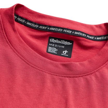 Camisola de manga comprida TROY LEE DESIGNS SKYLINE RIDE FEATHERED, vermelho-brasa