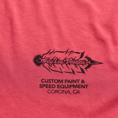 Camisola de manga comprida TROY LEE DESIGNS SKYLINE RIDE FEATHERED, vermelho-brasa