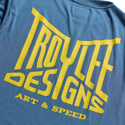 Camisola de manga comprida TROY LEE DESIGNS SKYLINE RIDE HANDLEBAR, cinzento-ardósia