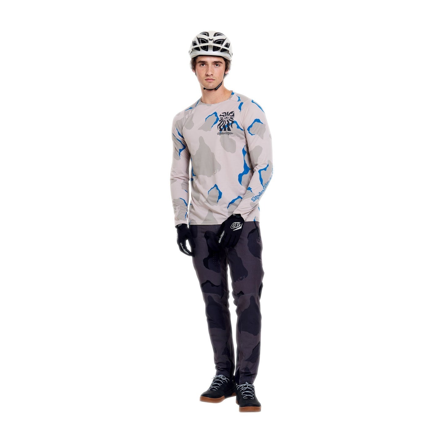 TROY LEE DESIGNS SKYLINE PRO FLOW CAMO Camisola de manga comprida em pedra-pomes
