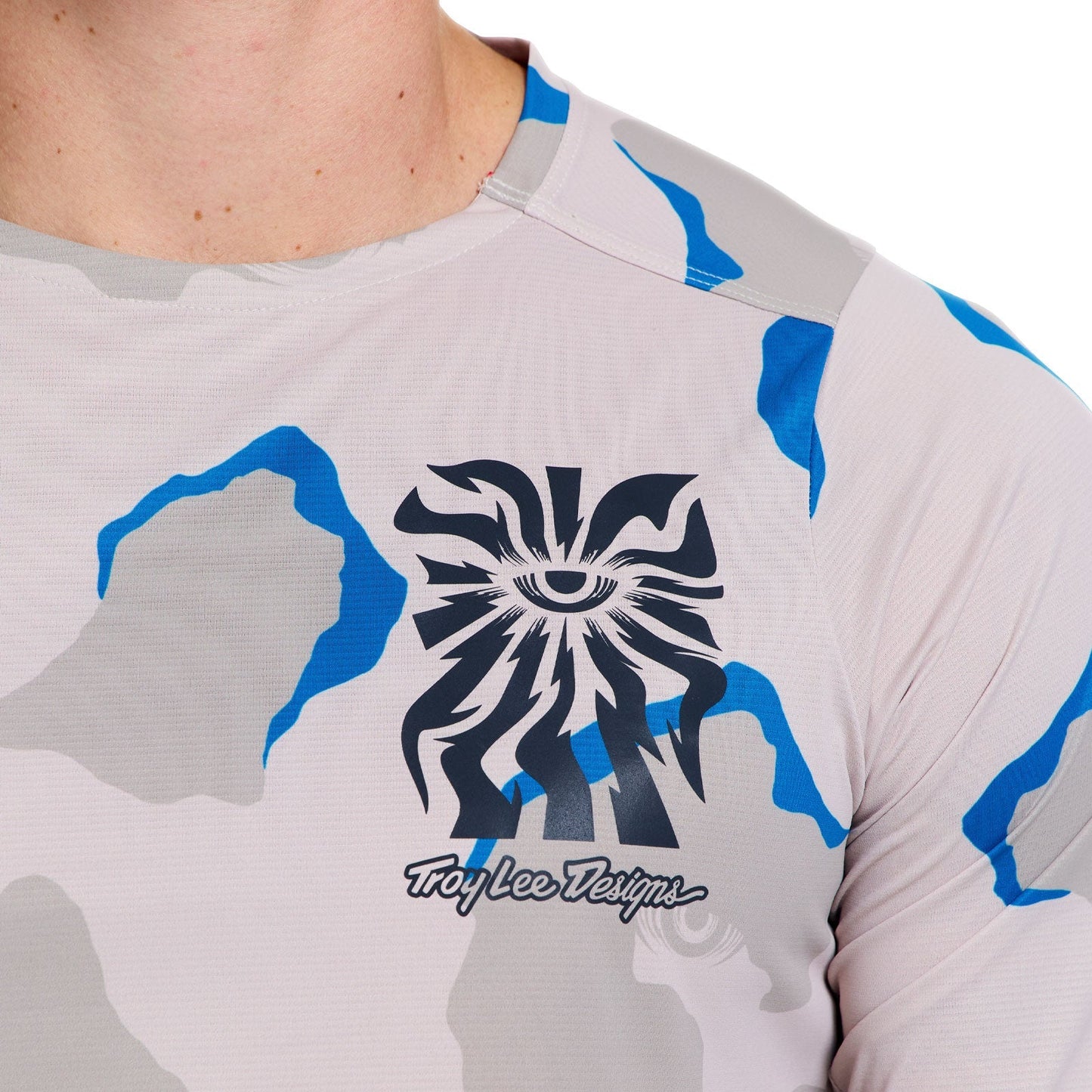 TROY LEE DESIGNS SKYLINE PRO FLOW CAMO Camisola de manga comprida em pedra-pomes