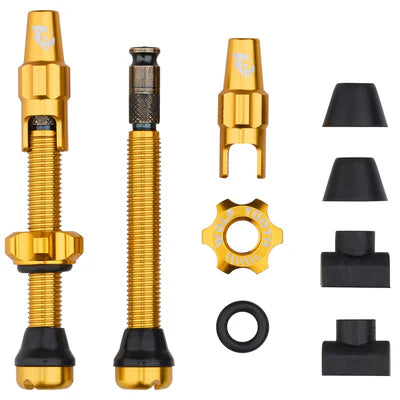 Lote de 2 Válvulas Tubeless WOLF TOOTH CLIK VALVE Dourado