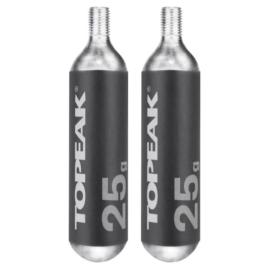 Cartuchos CO2 TOPEAK Roscado 25g (2 peças)
