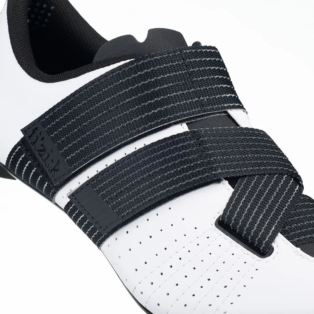 Sapatilhas de estrada FIZIK R5 TEMPO POWERSTRAP Brancas