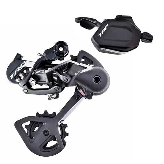 Kit de mudanças e desviador TRP DH12 12V Preto/Prata