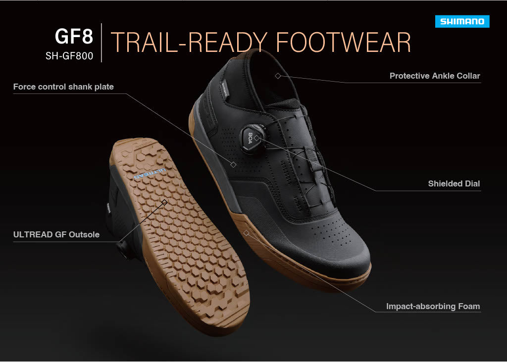 Sapatos de BTT SHIMANO GF800 Branco