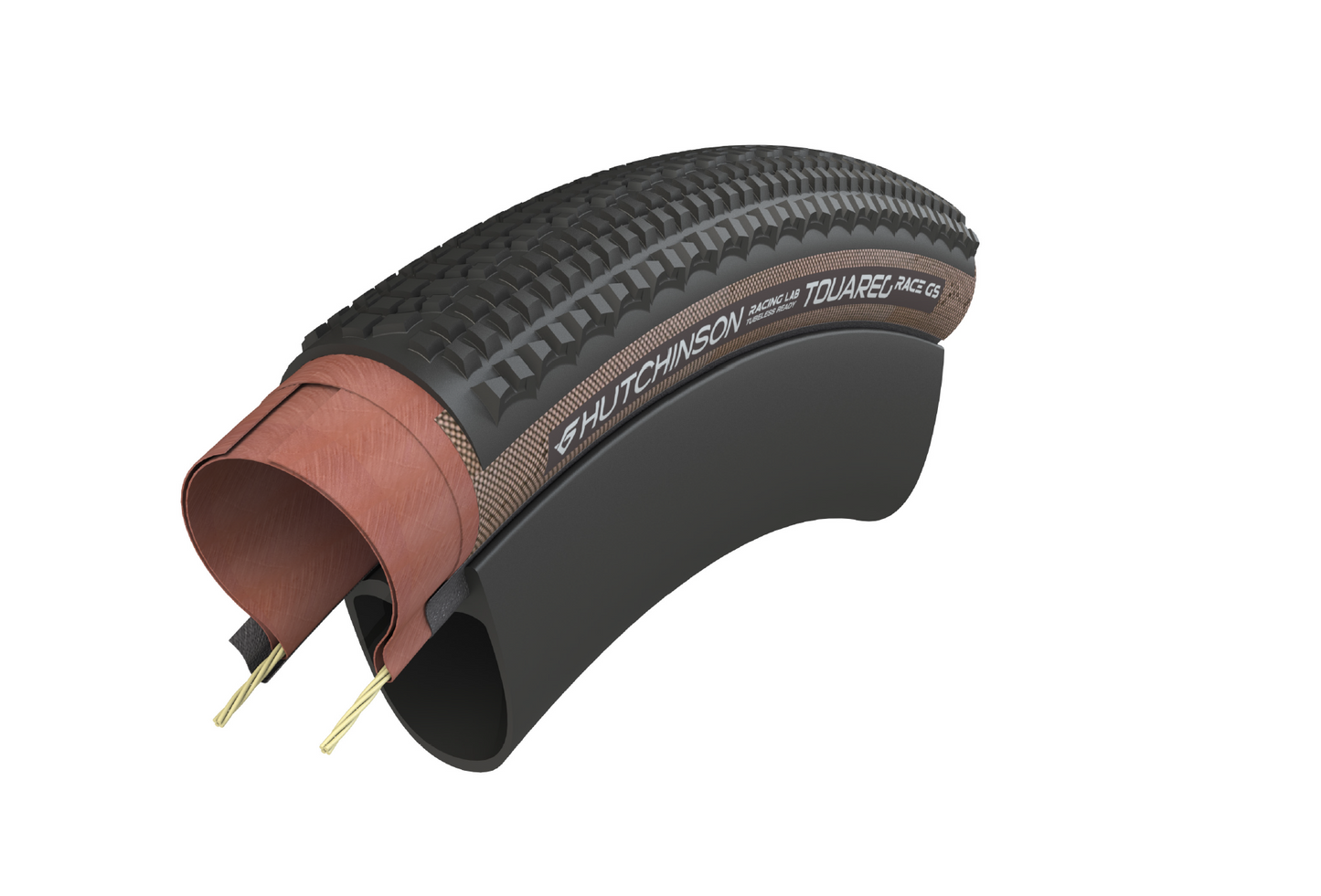 Pneu HUTCHINSON TOUAREG RACE GRIDSKIN 700x40c Tubeless Ready Beige