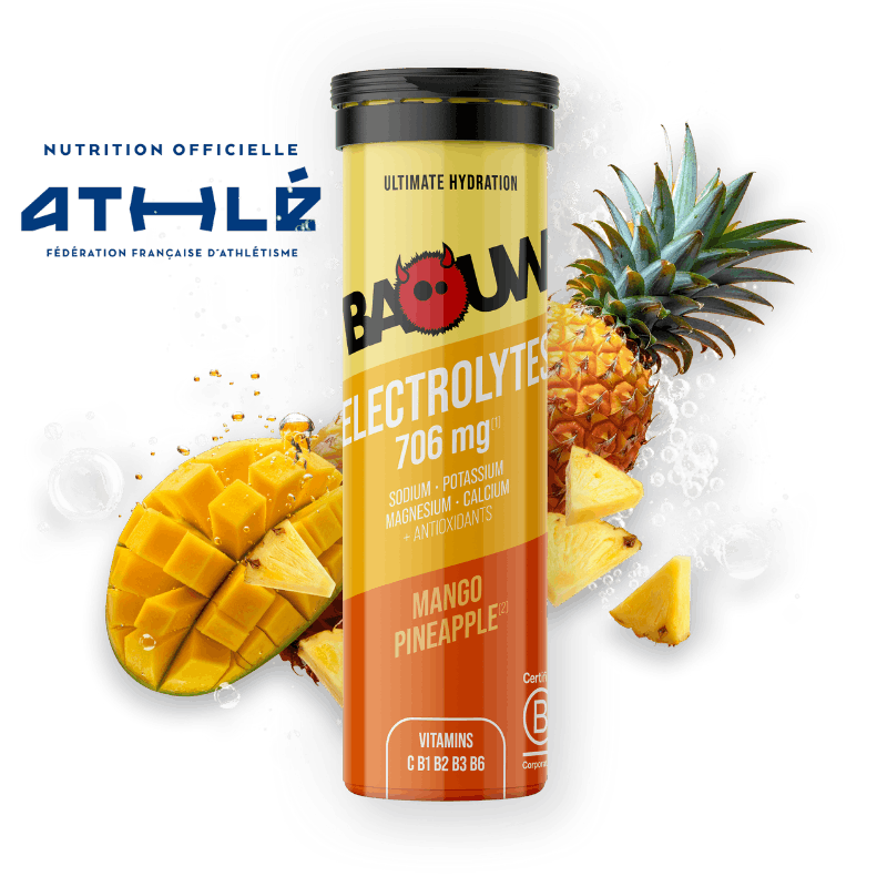 BAOUW Energy Drink (Tubo de 10 comprimidos) Manga/Abacaxi