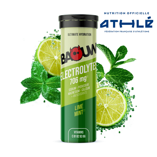 BAOUW Energy Drink (Tubo de 10 comprimidos) Lima/Menta