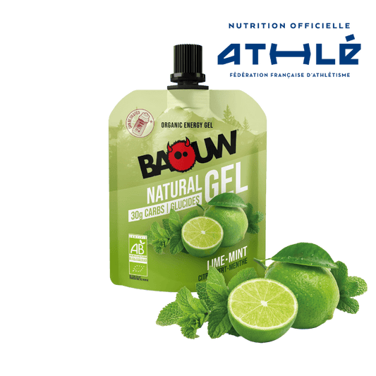 BAOUW Gel Energizante Lima/Menta Biológica (85g)