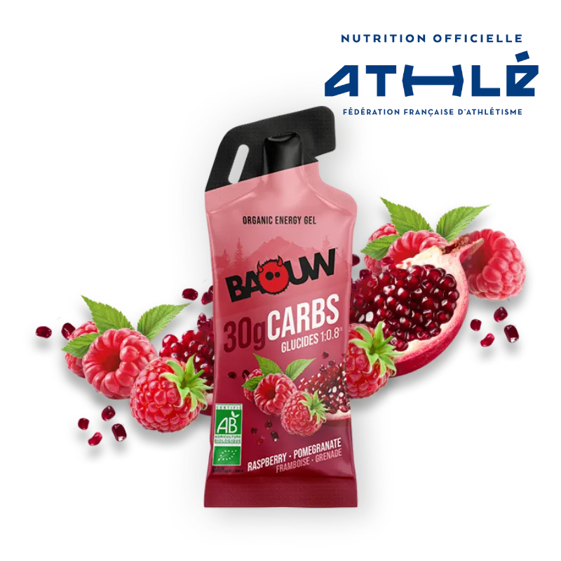Gel Energético BAOUW Framboesa/Romã (44g)