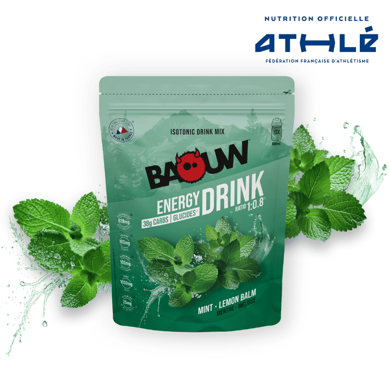 BAOUW ISOTONIC Bebida energética (585g) Hortelã/Melissa