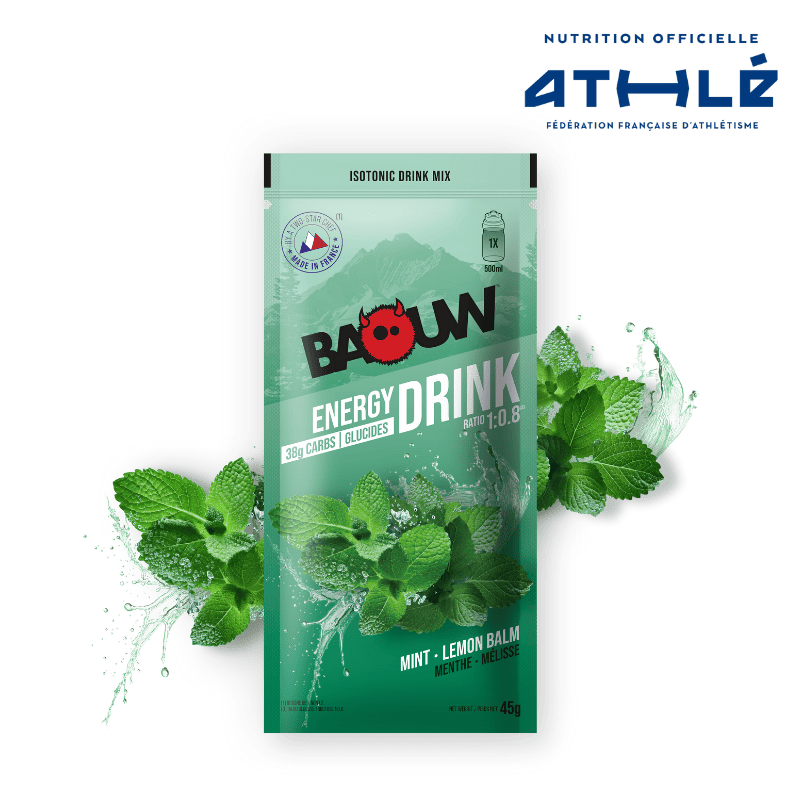 BAOUW ISOTONIC Bebida energética (45g) Hortelã/Melissa