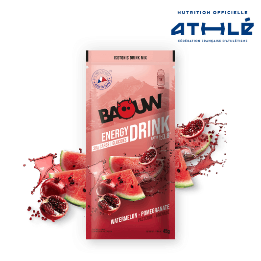 BAOUW ISOTONIC Bebida energética (45g) Melancia/ Romã
