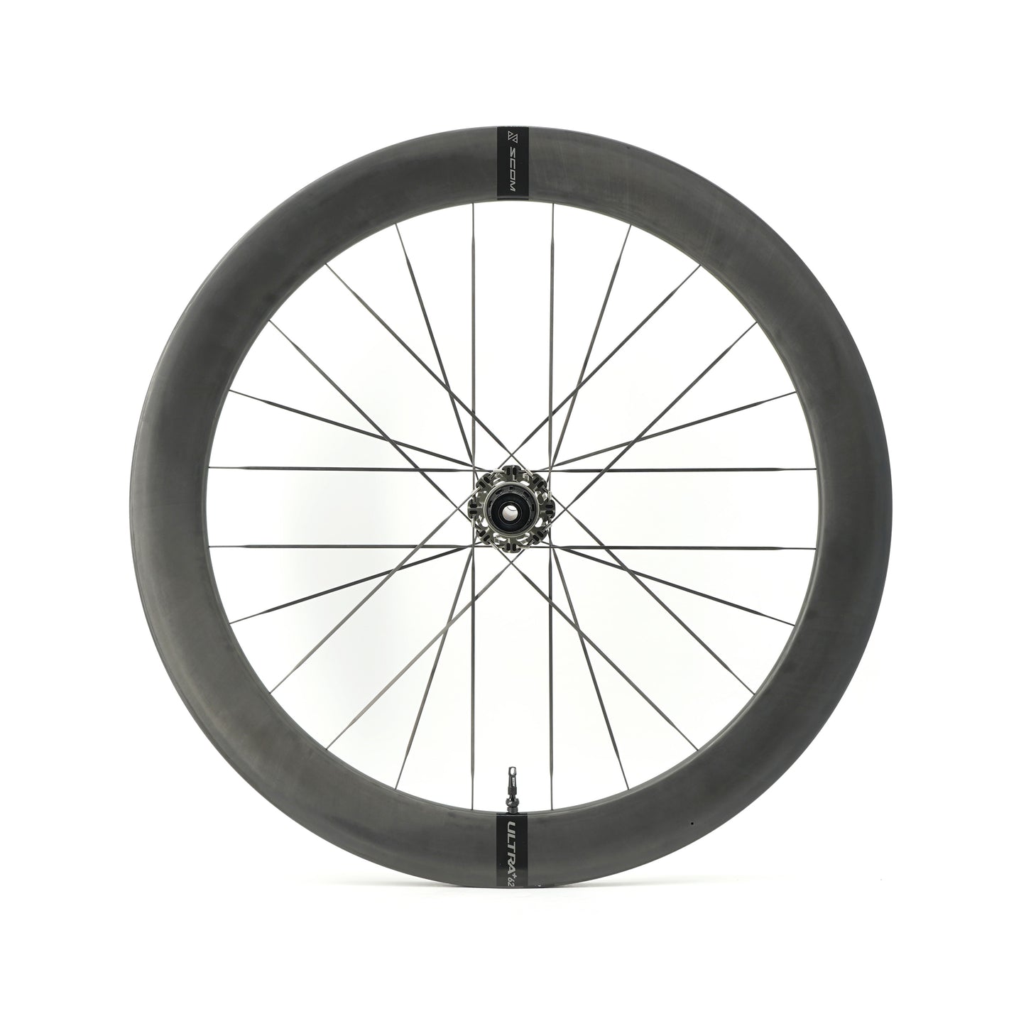 Par de rodas SCOM ULTRA 62+ Tubeless Ready (bloqueio central)