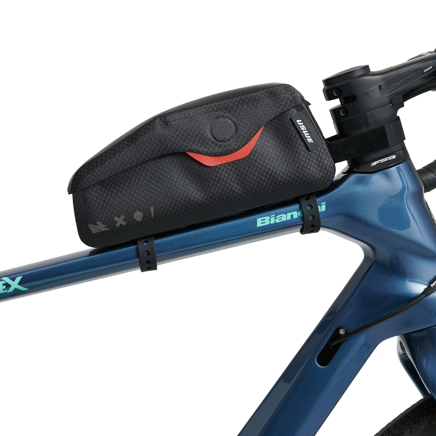 Mala para quadro USWE TOP TUBE MAGNETIC 1,2 L Preta