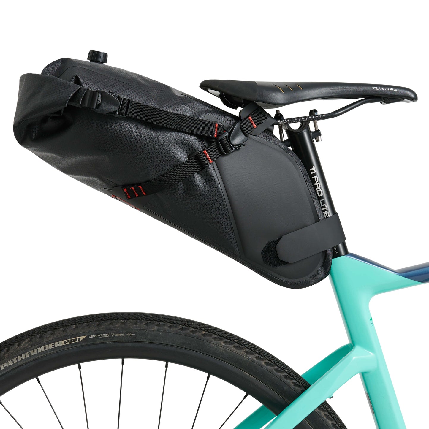 Mala de selim USWE ROLLTOP SADDLE BAG 9 L Preta