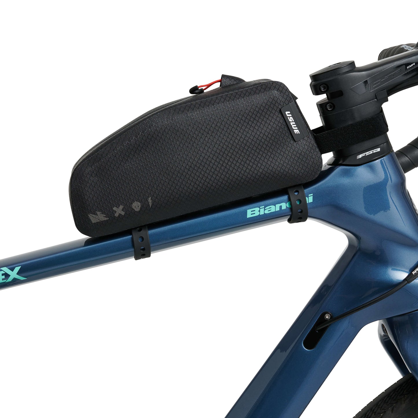 Mala para quadro USWE TOP TUBE ZIPPERED 1,2 L Preta