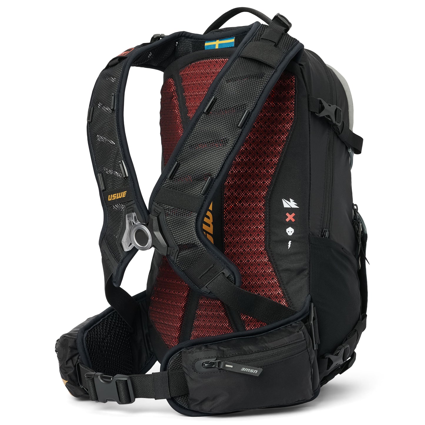 Mochila USWE WATT E-BIKE 25 L Preta