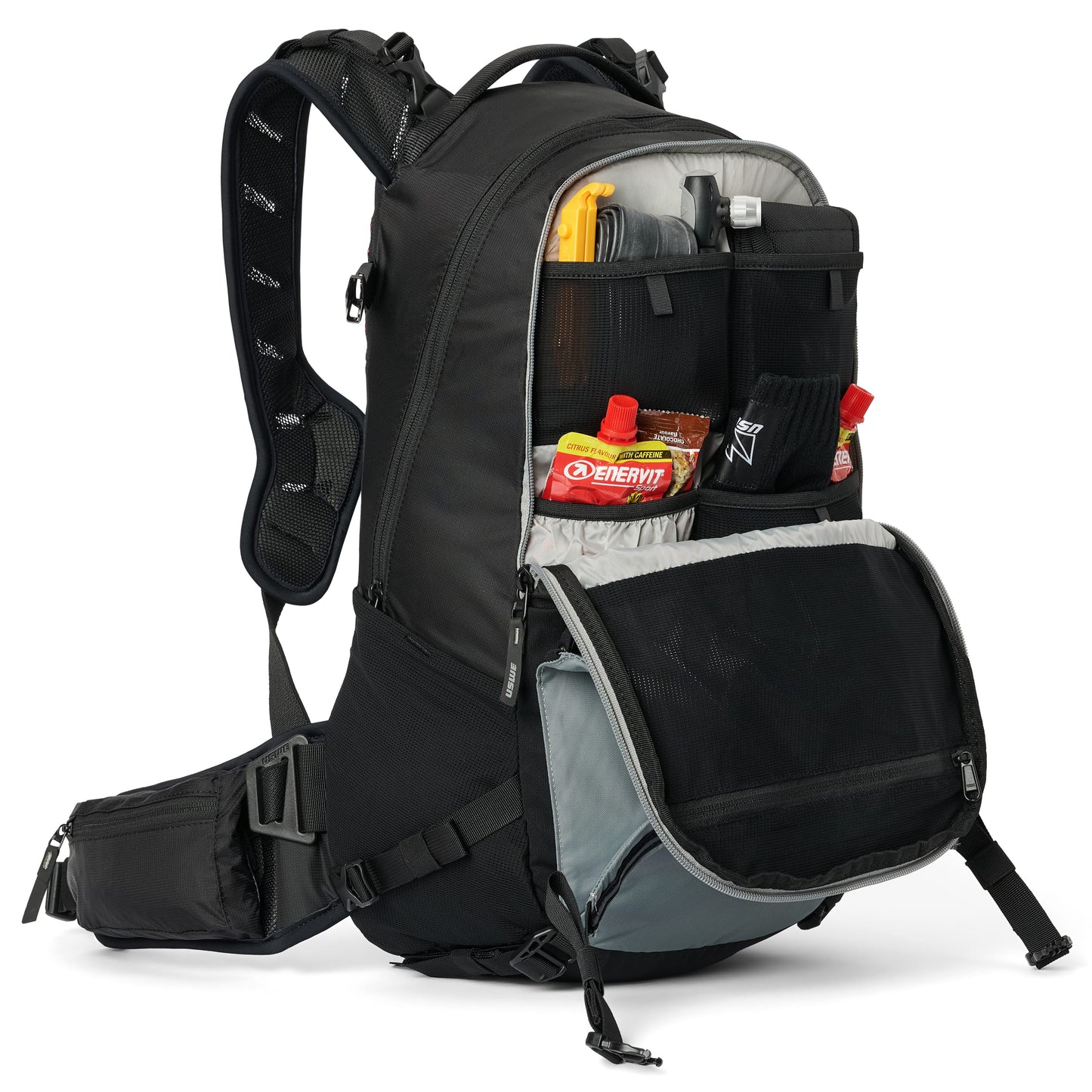 Mochila USWE WATT E-BIKE 25 L Preta